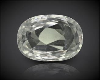 White Zircon Natural Certified 3.18 carats (DIN 90233 )